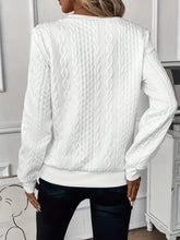 Cozy Textured Half-Zip Sweatshirt for Women